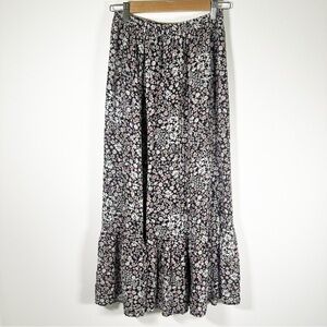 Saltwater Luxe Floral Maxi Skirt Size Small Boho Cottage Prarie